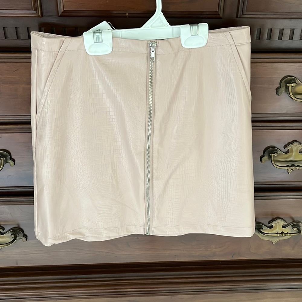 Windsor Leather Mini Skirt